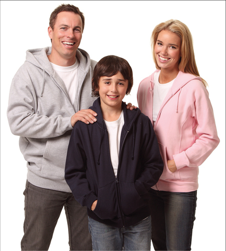 Ladies' Full-Zip Fleecy Hoodie