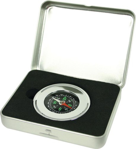 Compass Chrome In Stainless Steel Gift Tin