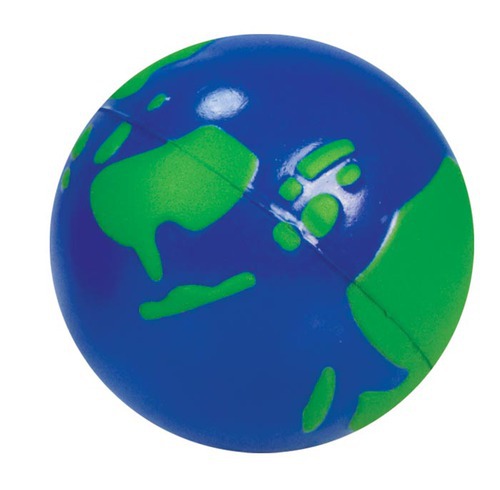 Stress Ball Shiny World Shape