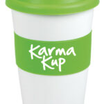 Coffee Cup / Mug 16oz/535ml Plastic Karma Kup Silicon Lid Reusable - 54232_67418.jpg
