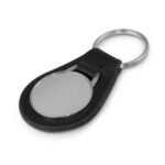 Baron Round Leather Key Ring - 44530_34171.jpg
