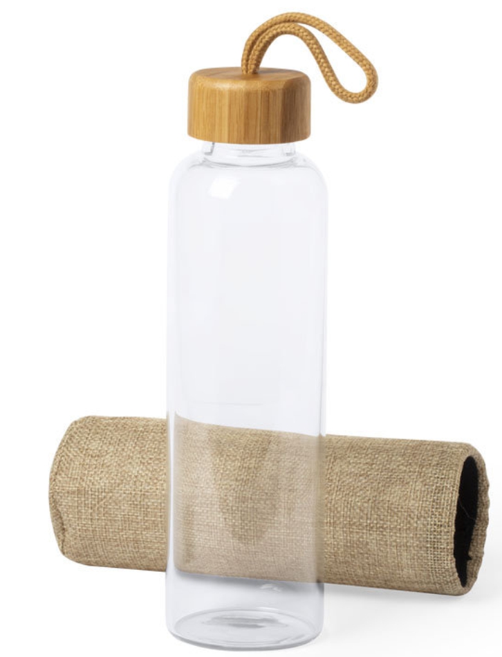 Glass Bottle w Cotton Sleeve