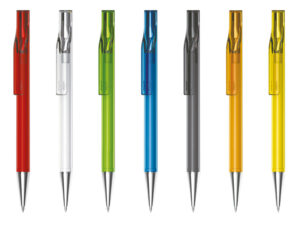 Plastic Pen European Design Transparent Barrel Brabus