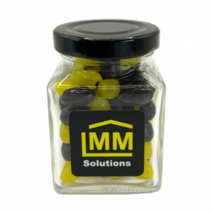 Small Glass Jar with Jelly Beans 100g