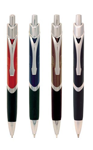 Metal Pen Triangular Barrel Shape Stag - 21945_13780.jpg
