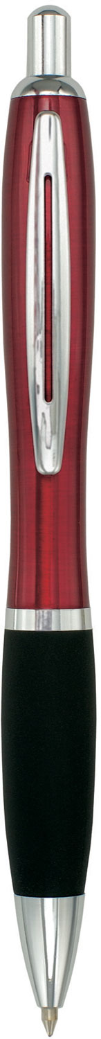 Metal Pen Curved Barrel Black Rubber Grip Ultra Vista - 21977_116331.jpg