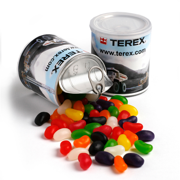 Jelly Beans in Pull Can 200G (Mixed Colours or Corporate Colours)