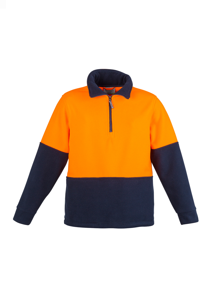 Unisex Hi Vis Half Zip Fleece Jumper - 43759_27810.jpg