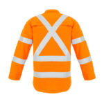 Mens X Back Taped Spliced Shirt - 43791_27997.jpg