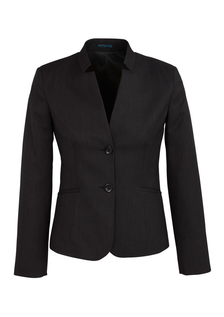 Ladies Short Jacket with Reverse Lapel - 43898_31291.jpg