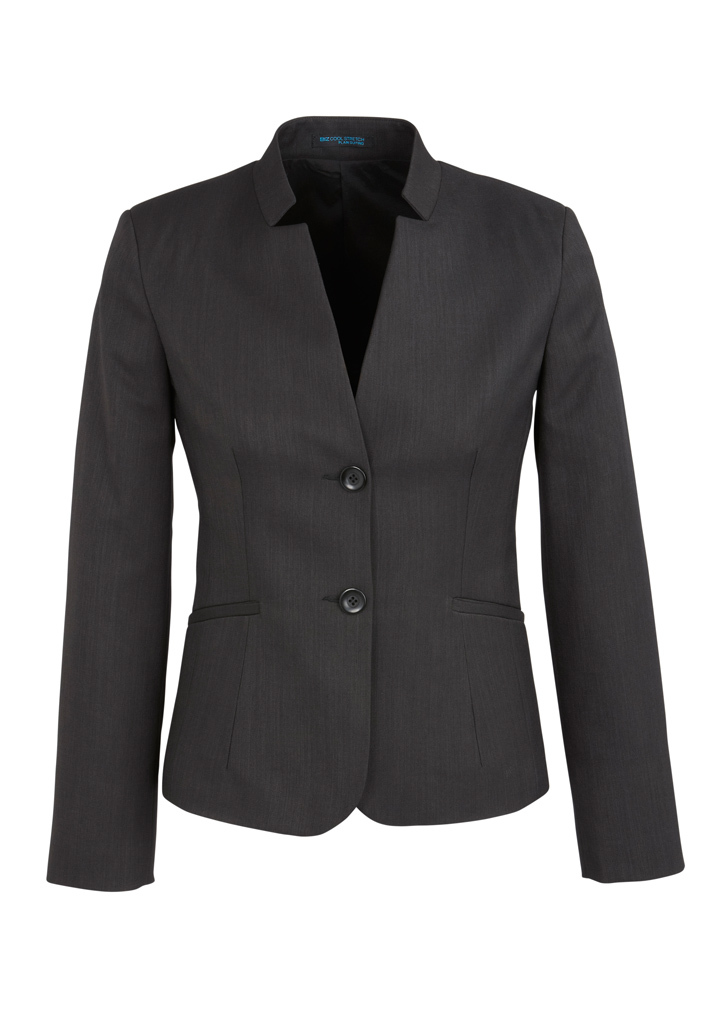 Ladies Short Jacket with Reverse Lapel - 43898_31293.jpg