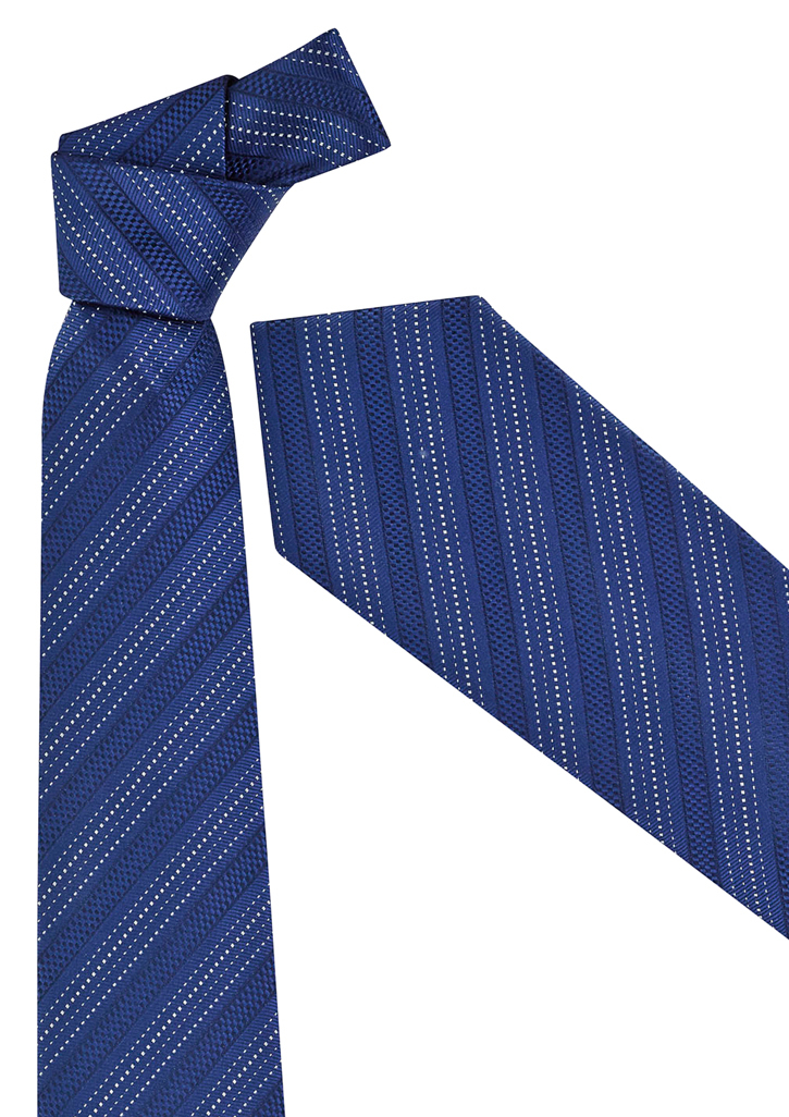 Mens Self Stripe Tie - 43940_31555.jpg