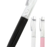 Pen Metal With Crystals Inside Barrel Crystal - 54180_67113.jpg
