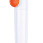 Pen Plastic , Sleek White Barrel With Coloured Clip Camaro - 54470_68431.jpg