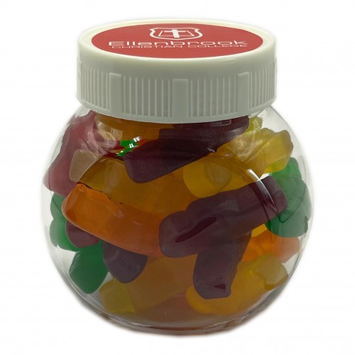 Plastic Jar Filled with Jelly Babies 135G