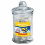 Big Apothecary jar filled individually wrapped big Chewy mints x80 - 55863_123824.jpg