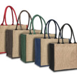 Laminated Jute Supermarket Bag With Coloured Handles And Gussets - 56274_73202.jpg