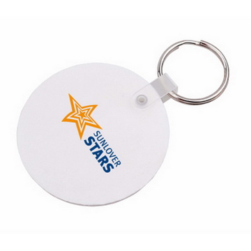 Round Durasoft Keyring