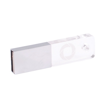 Rectangle Crystal Flash Drive