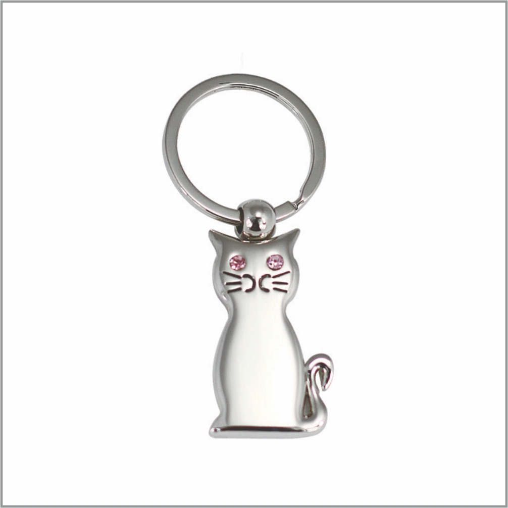 Cat Shape Keyring - 58684_121394.jpg