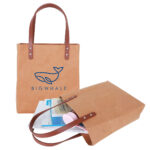 Washable Kraft Paper Bag With Pu Handle - 59368_84446.jpg