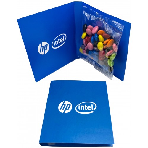 Gift Card with 50g Choc Bean Bag