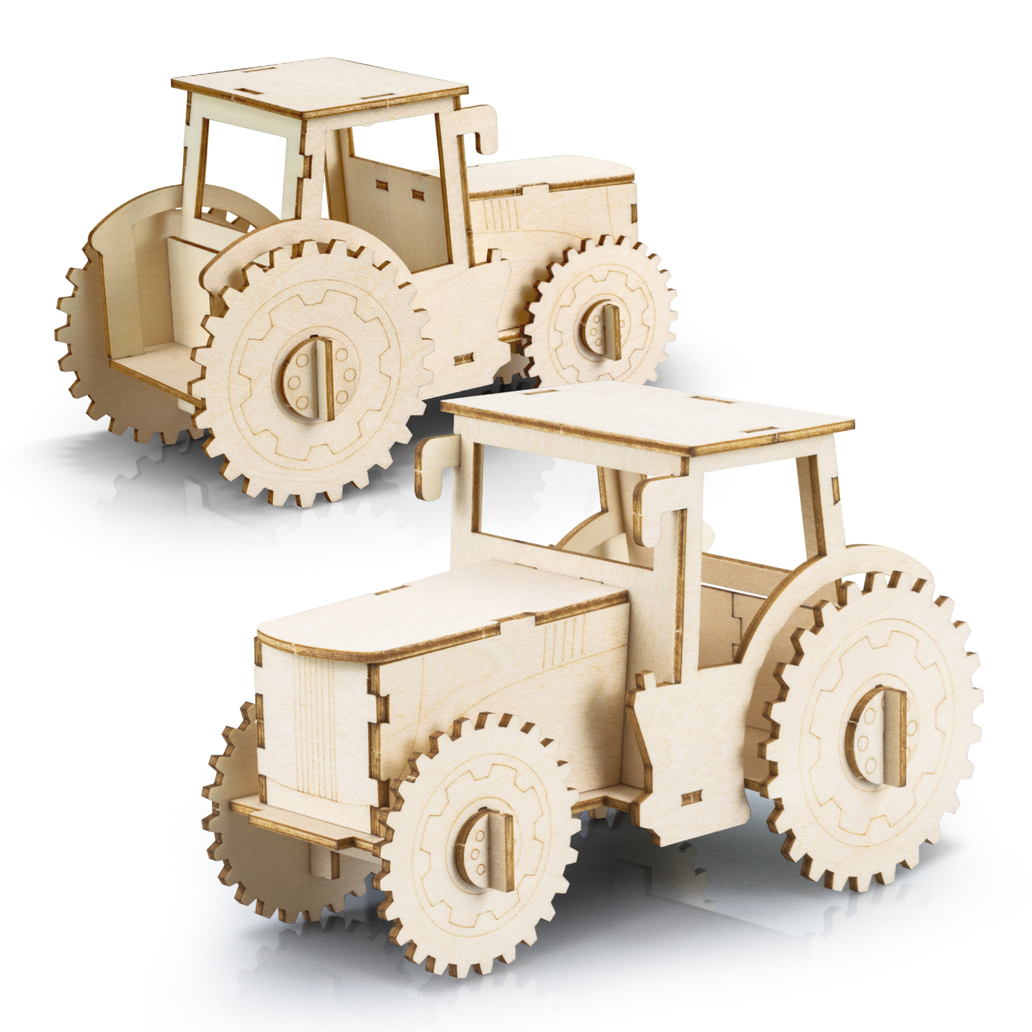 BRANDCRAFT Tractor Wooden Model - 66559_123921.jpg