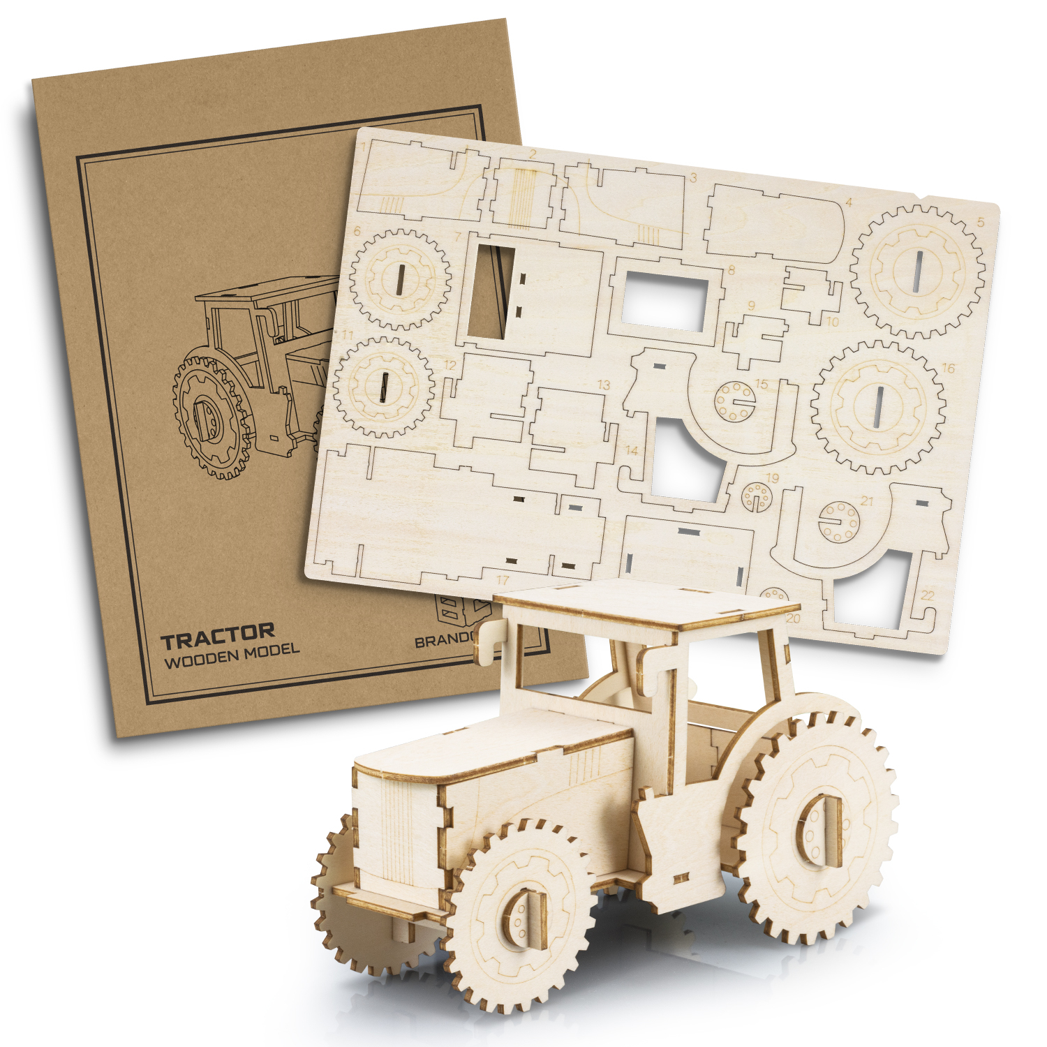 BRANDCRAFT Tractor Wooden Model - 66559_124192.jpg