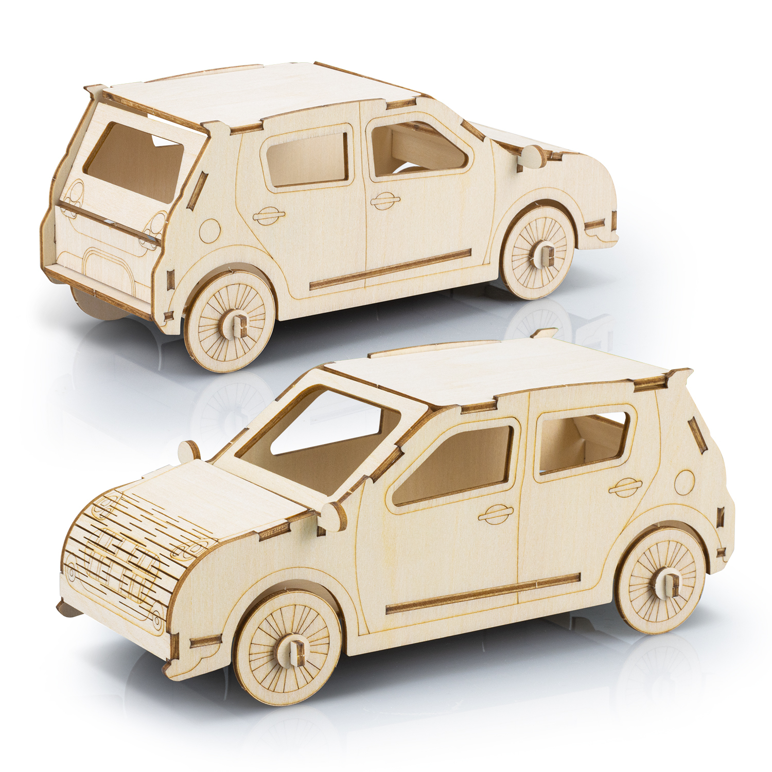 BRANDCRAFT Hatchback Car Wooden Model - 66561_129127.jpg
