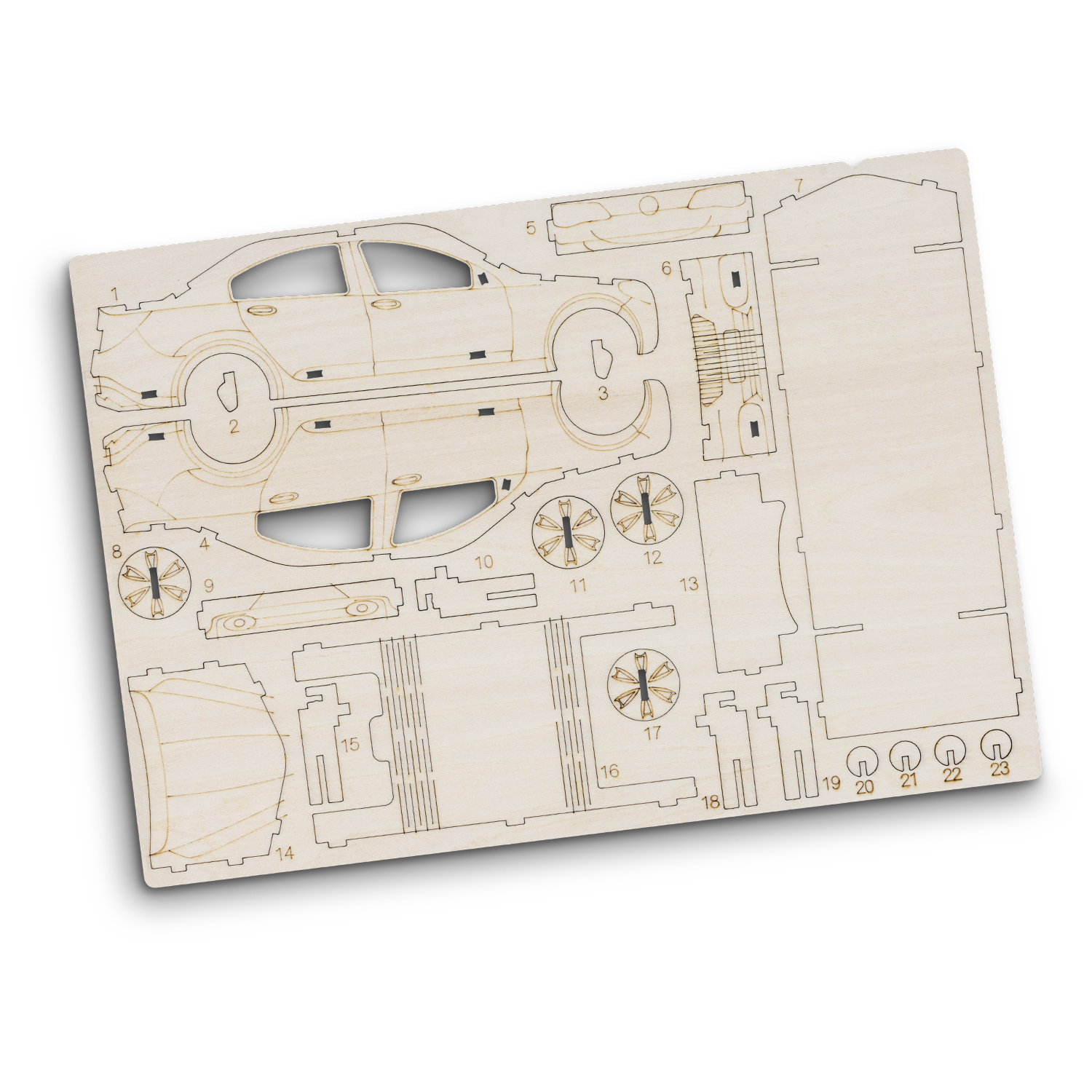 BRANDCRAFT Sedan Car Wooden Model - 66563_127921.jpg