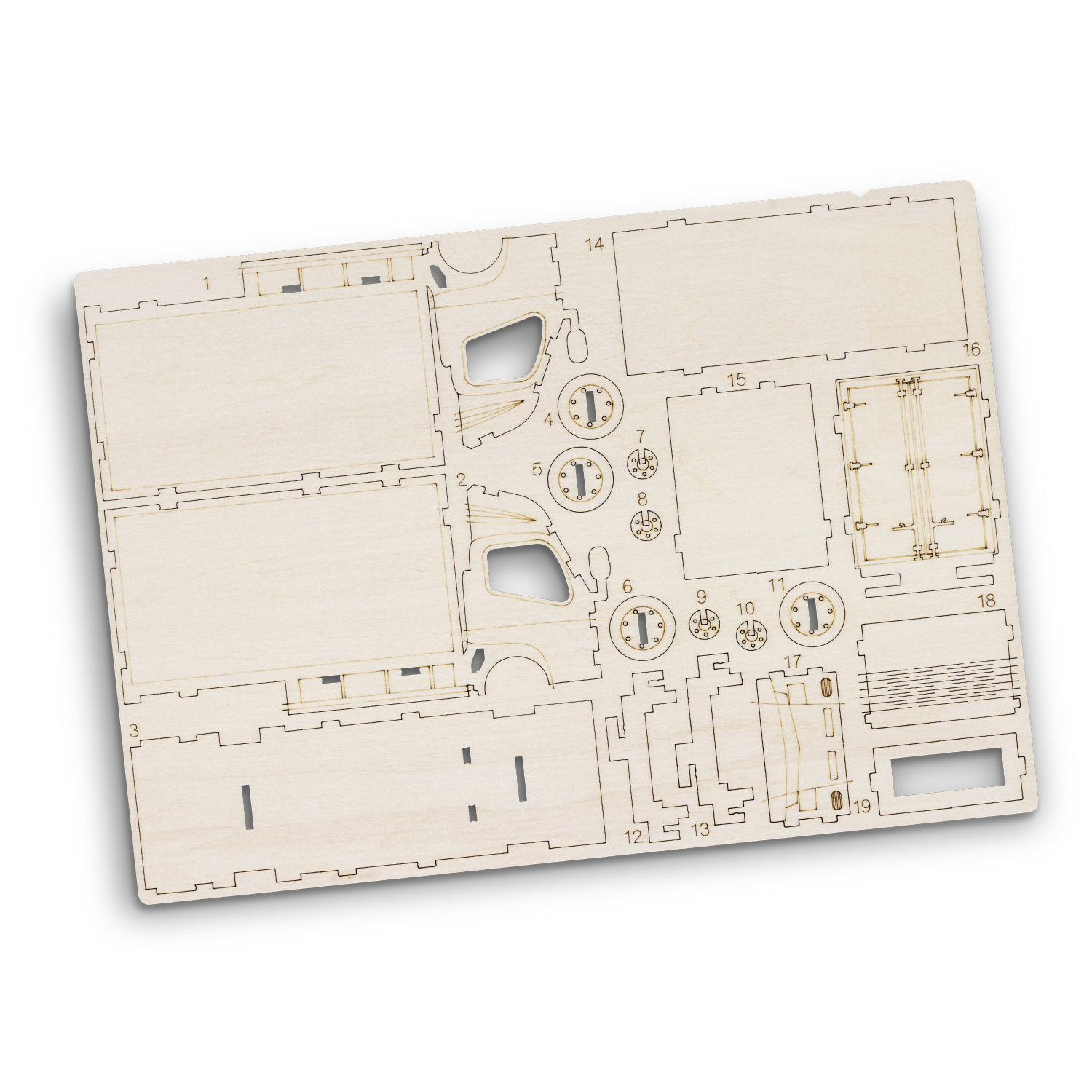 BRANDCRAFT Small Truck Wooden Model - 66565_128048.jpg