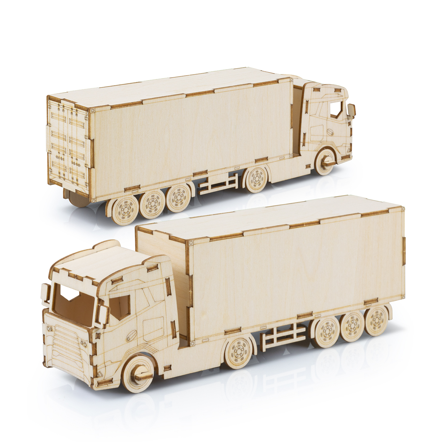 BRANDCRAFT Large Truck Wooden Model - 66566_129656.jpg