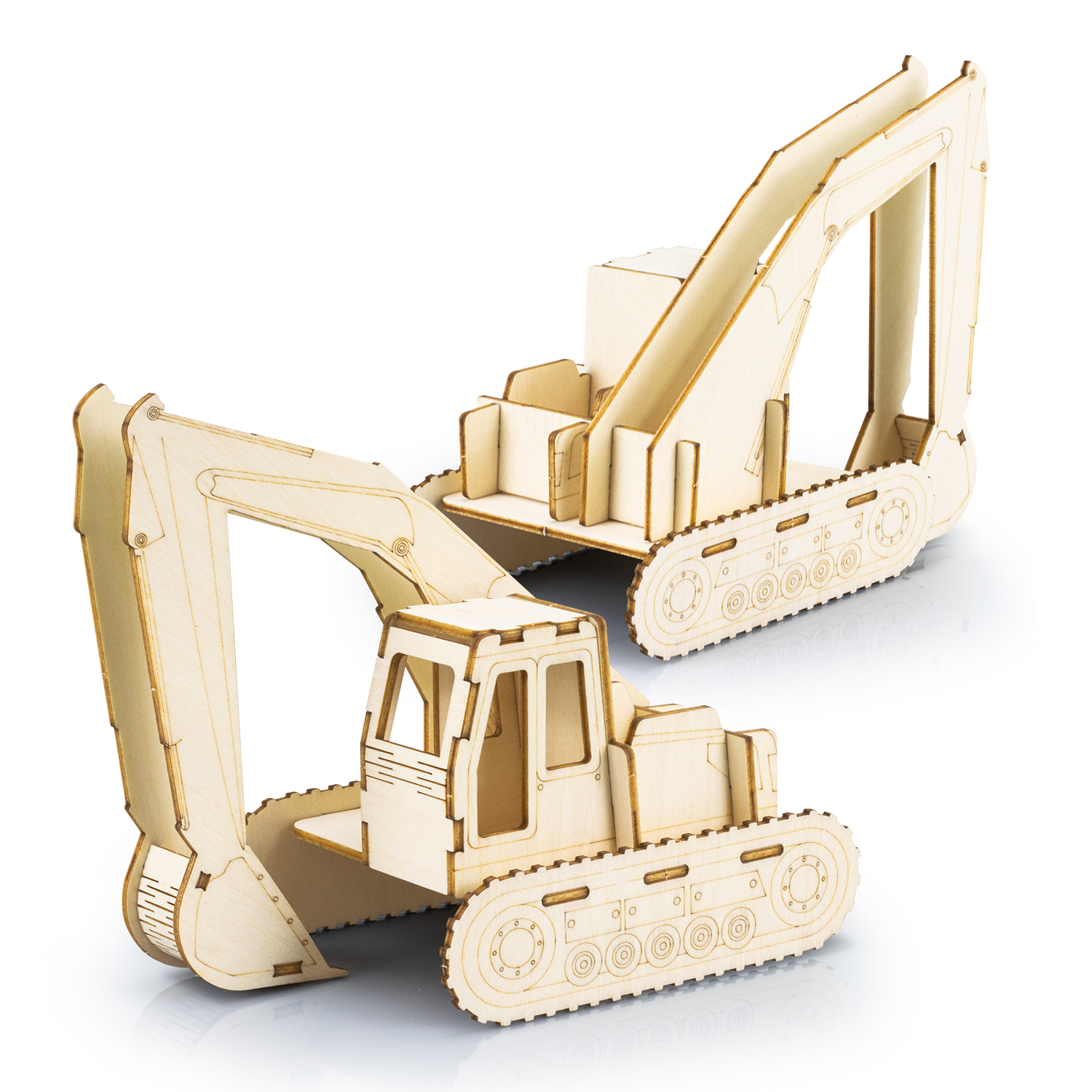 BRANDCRAFT Excavator Wooden Model - 66568_128792.jpg