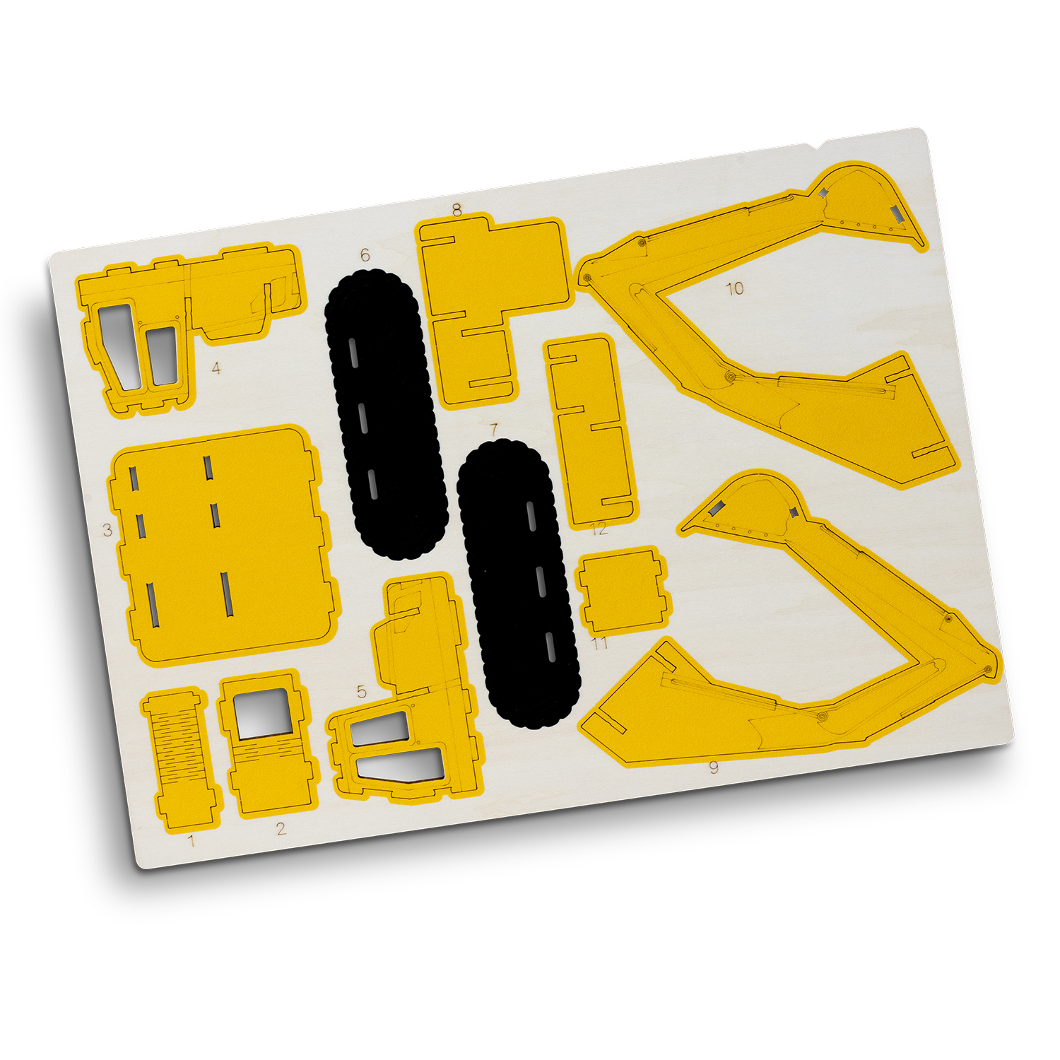 BRANDCRAFT Excavator Wooden Model - 66568_129144.jpg