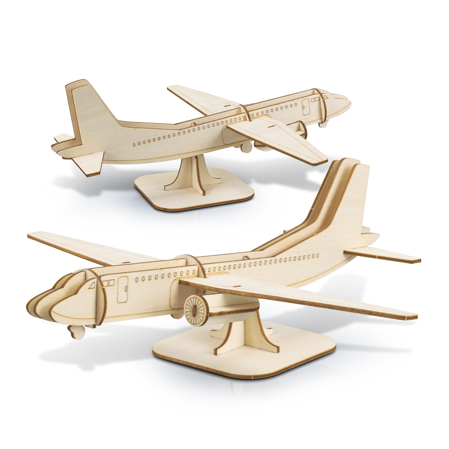 BRANDCRAFT Jet Plane Wooden Model - 66572_124895.jpg
