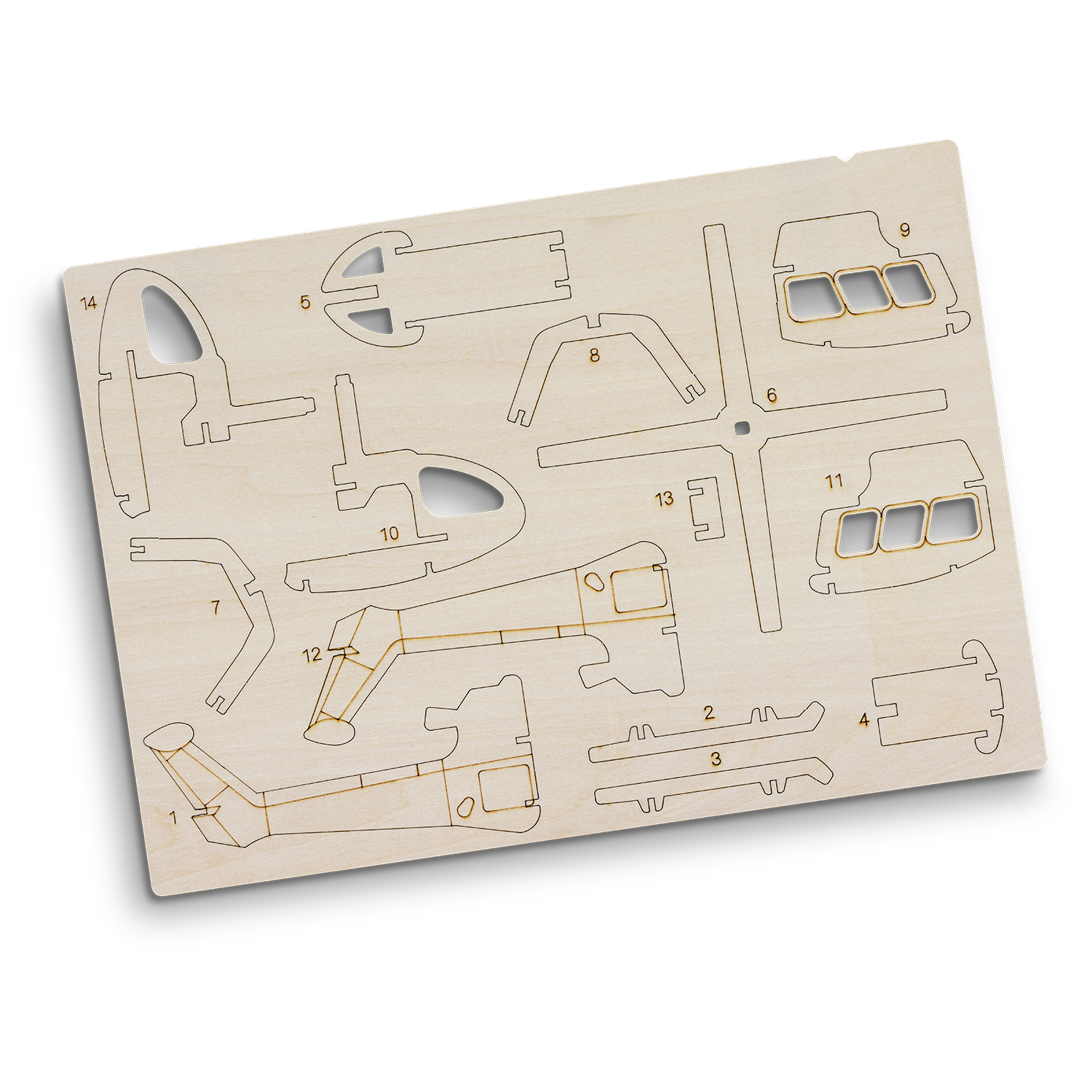 BRANDCRAFT Helicopter Wooden Model - 66573_126425.jpg