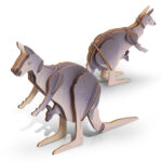 BRANDCRAFT Kangaroo Wooden Model - 66577_125907.jpg