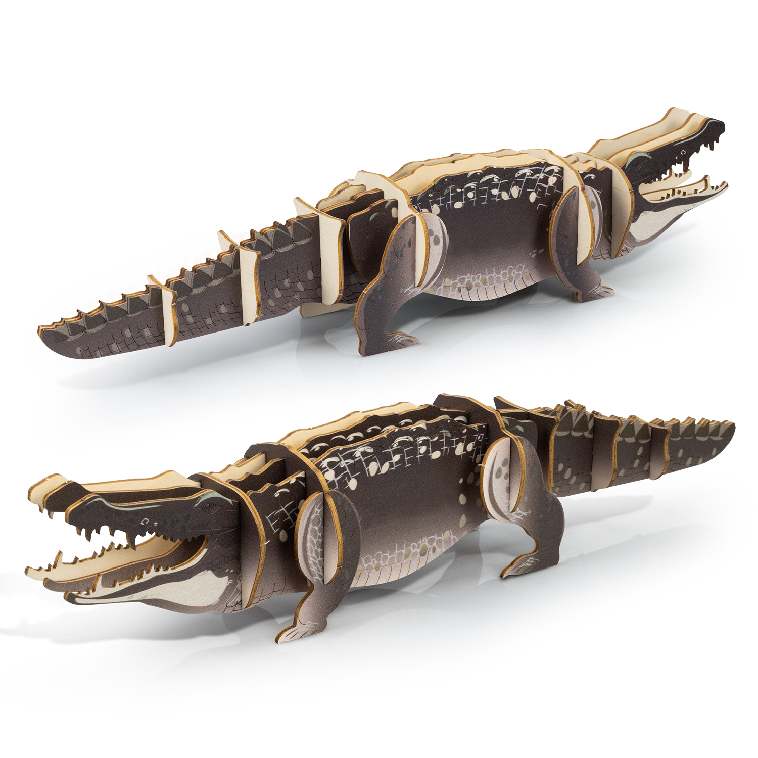 BRANDCRAFT Crocodile Wooden Model - 66578_124186.jpg