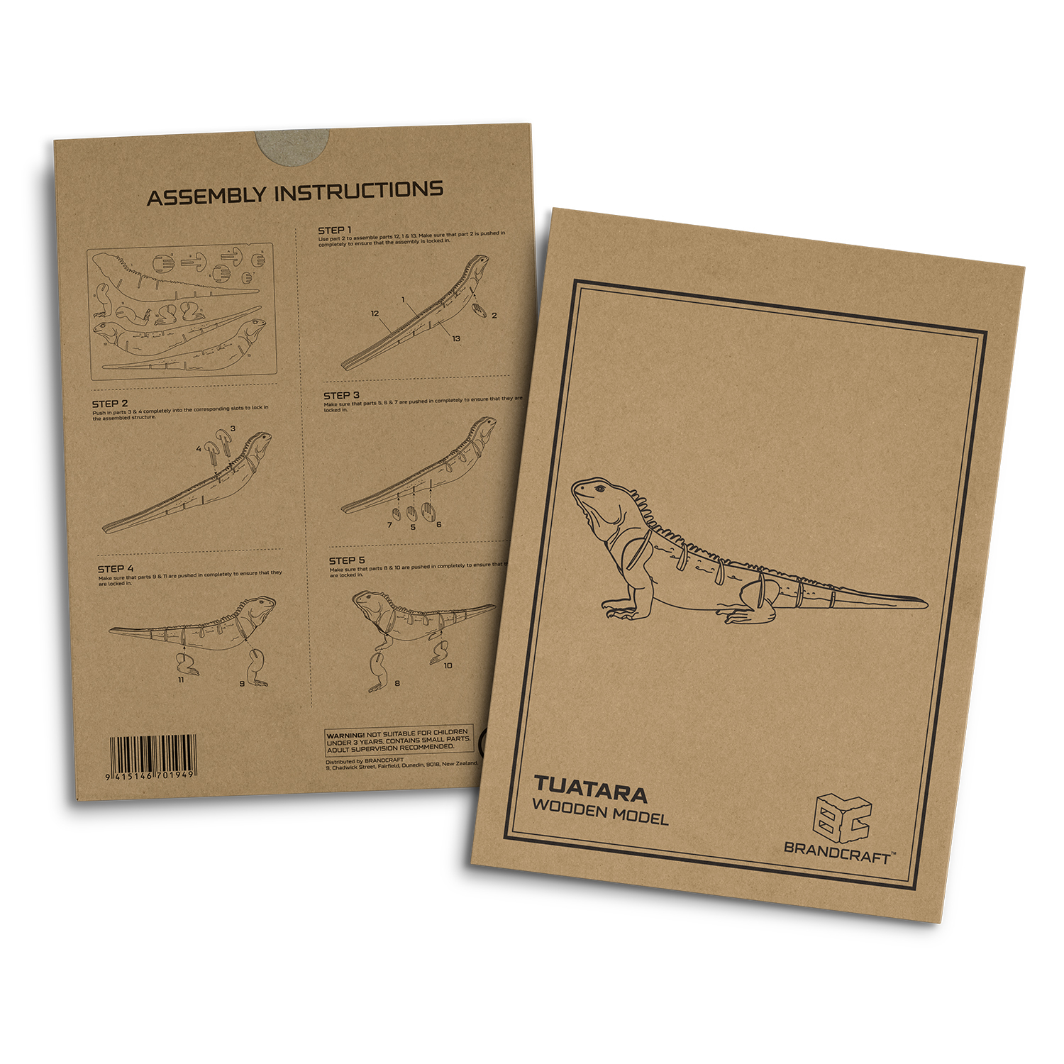 BRANDCRAFT Tuatara Wooden Model - 66579_125568.jpg