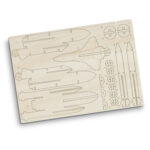 BRANDCRAFT Rocket Ship Wooden Model - 66584_127690.jpg