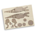 BRANDCRAFT Tyrannosaurus Rex Wooden Model - 66587_128254.jpg