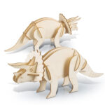 BRANDCRAFT Triceratops Wooden Model - 66588_128417.jpg